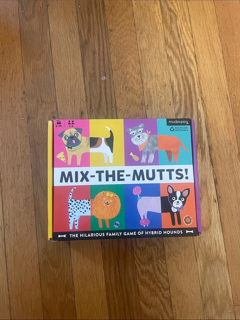 mudpuppy Mix-the-Mutts! Kids Game - Bright Multicolor Puzzle Game
